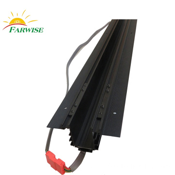 Ceiling rail LED track light square aluminum radiator